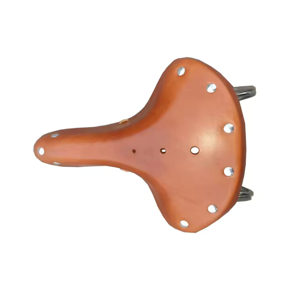 Vintage Leather Bicycle Saddle – Classic Comfort & Style