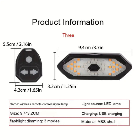 bike light for back side controller