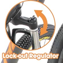 Hiland Aluminum Mountain Bike 21 Speeds, Hydraulic Disc-Brakes, Lock-Out Suspension Fork, 27.5 inch Wheel, Bike for Men Mens