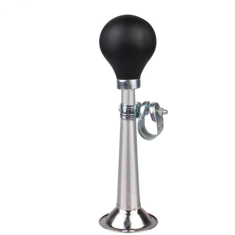 Bicycle Bike Cycling Metal Air Horn Bugle Trumpet Squeeze Rubber Bulb The bicycle bell is ringing