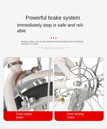 Cooya Adult Bike Women's Commuter Bike 26inch Lightweight Retro College Student Campus Bike Commuting Bike Inflatable Black Tire