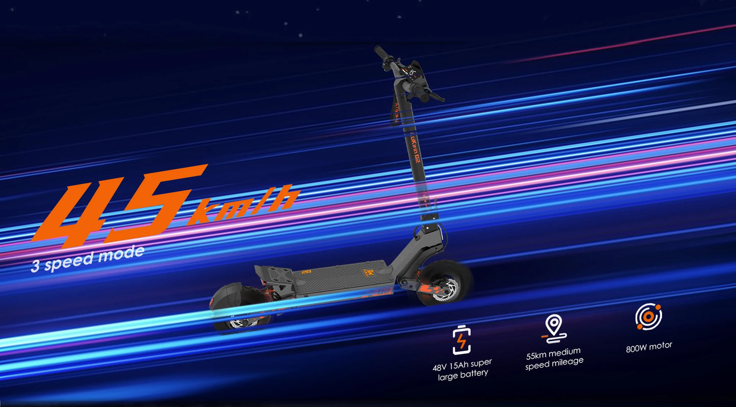 KuKirin G2 Adult Electric Scooter 48V 15Ah Battery Foldable Electric Scooter 500W Motor 10 Inch Tires City Electric Scooter