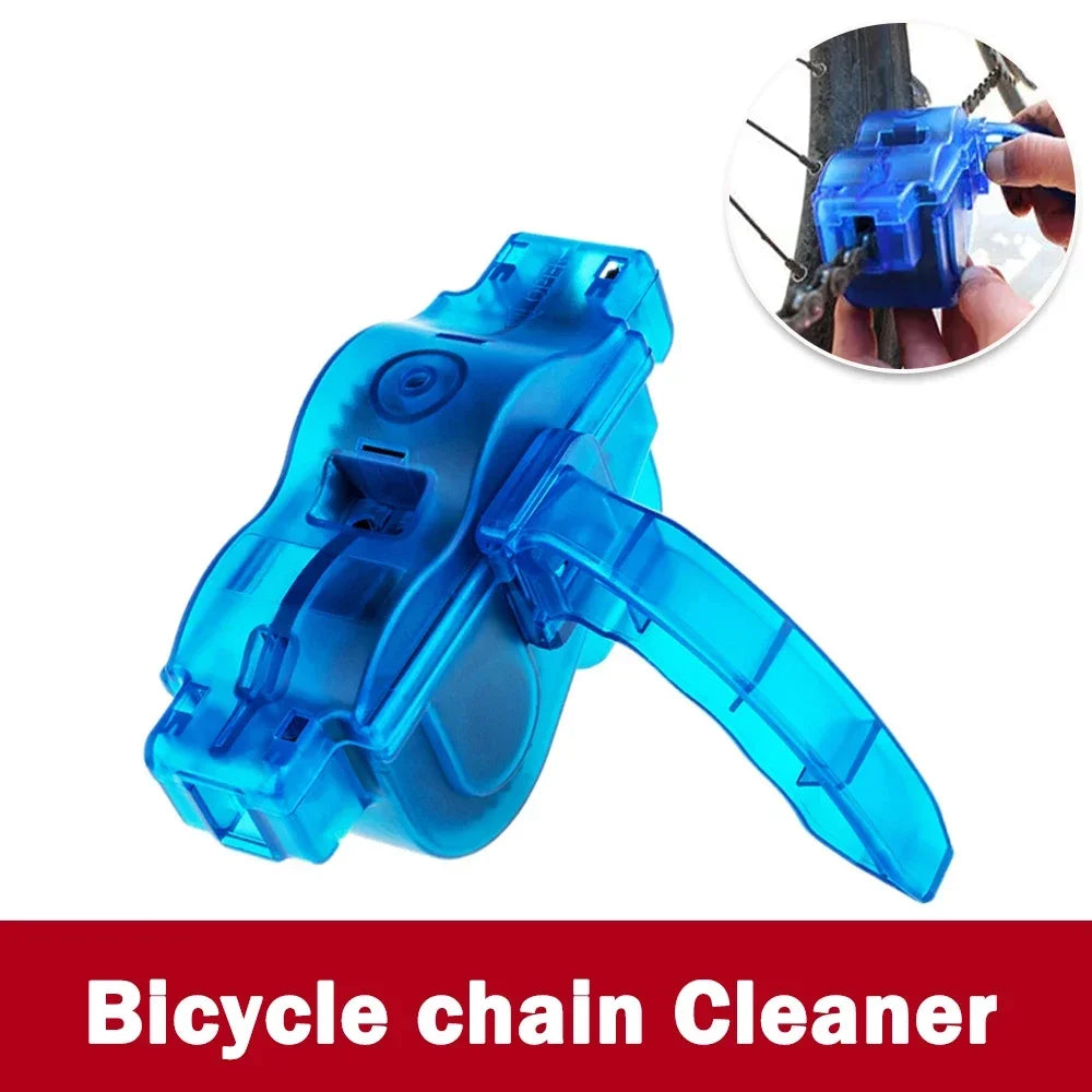 Bike Chain Cleaner Kit, Clean Chains Scrubber Gear Brush Maintenance Cleaning Tool Set for Road Bicycle Mountain Bikes MTB