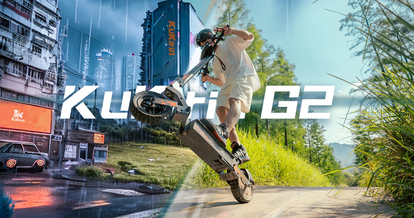 KuKirin G2 Adult Electric Scooter 48V 15Ah Battery Foldable Electric Scooter 500W Motor 10 Inch Tires City Electric Scooter