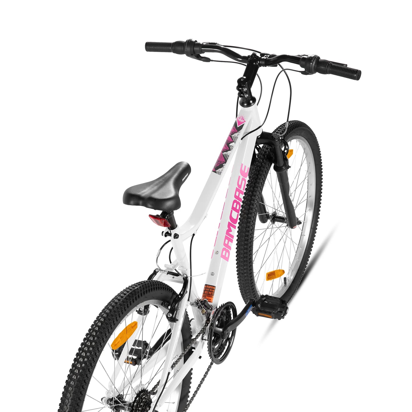 Hiland 26-inch Women's Mountain Bike, 18-Speed Shift, Mountain Bike with Front and Rear V-Brakes, Sturdy Mountain Bike for Women