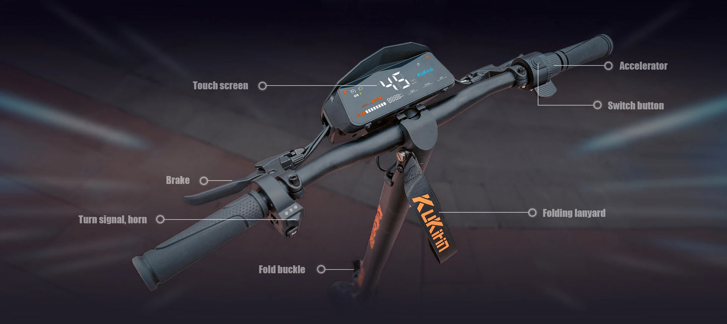 KuKirin G2 Adult Electric Scooter 48V 15Ah Battery Foldable Electric Scooter 500W Motor 10 Inch Tires City Electric Scooter