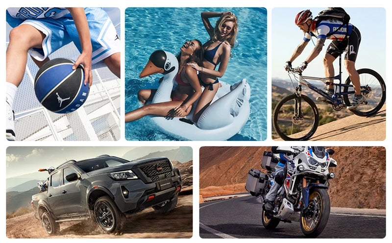 LEIBOO Wireless Air Pump 150psi Portable Electric Tire Inflator For Car Bicycle Motorcycle Mini Air Compressor Tire Air Injector