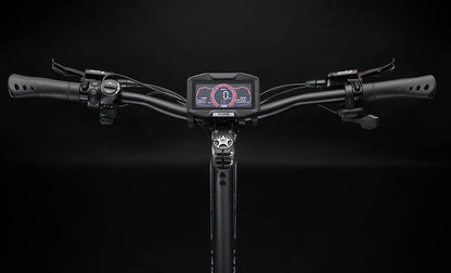 Dual 3000W motors deliver a staggering 6000W peak output, propelling the scooter to a top speed of 85 km/h