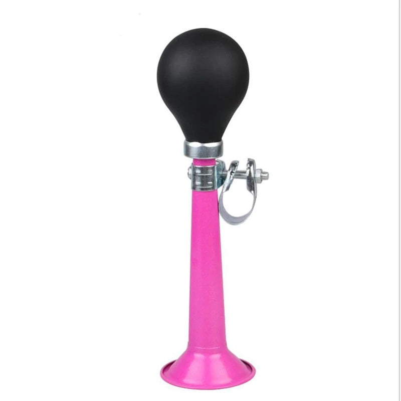 Bicycle Bike Cycling Metal Air Horn Bugle Trumpet Squeeze Rubber Bulb The bicycle bell is ringing