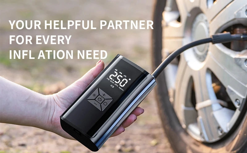 LEIBOO Wireless Air Pump 150psi Portable Electric Tire Inflator For Car Bicycle Motorcycle Mini Air Compressor Tire Air Injector