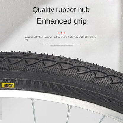 Cooya Adult Bike Women's Commuter Bike 26inch Lightweight Retro College Student Campus Bike Commuting Bike Inflatable Black Tire