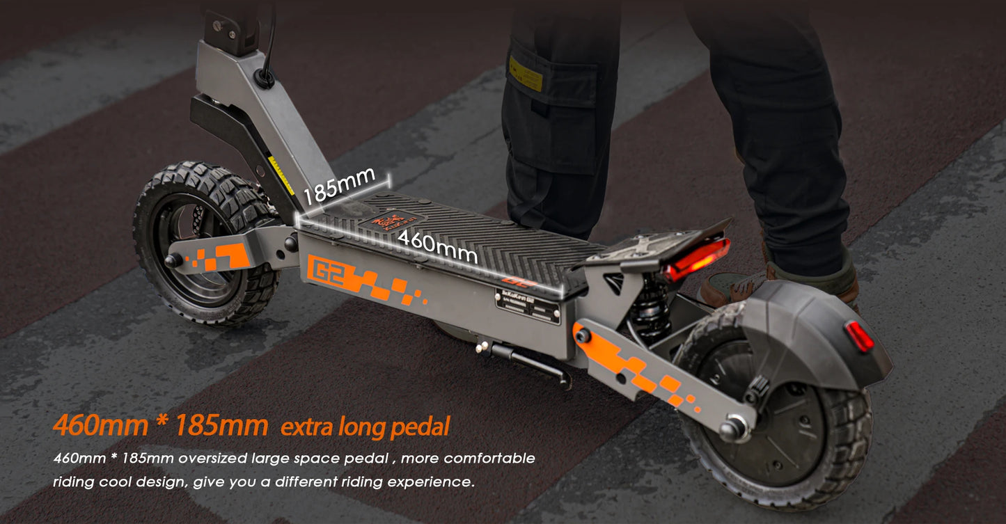 KuKirin G2 Adult Electric Scooter 48V 15Ah Battery Foldable Electric Scooter 500W Motor 10 Inch Tires City Electric Scooter