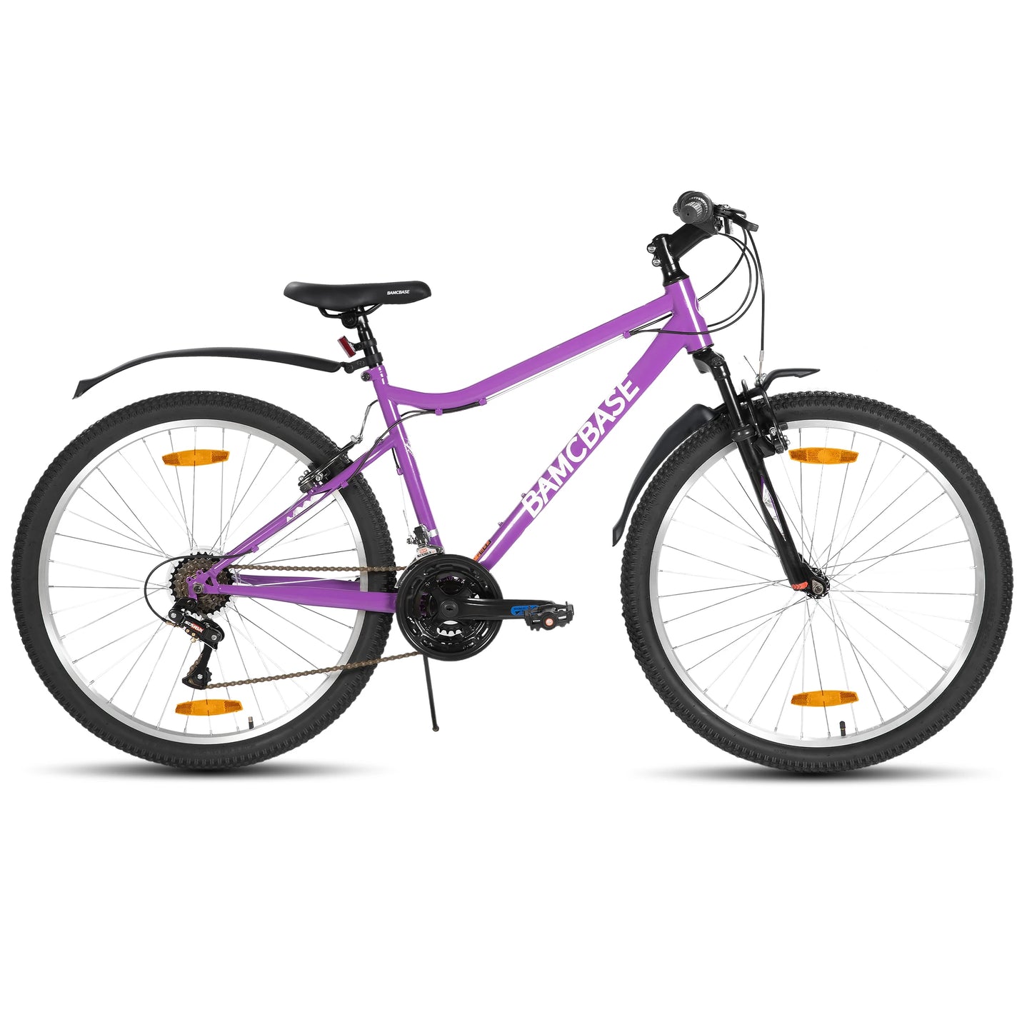 Hiland 26-inch Women's Mountain Bike, 18-Speed Shift, Mountain Bike with Front and Rear V-Brakes, Sturdy Mountain Bike for Women