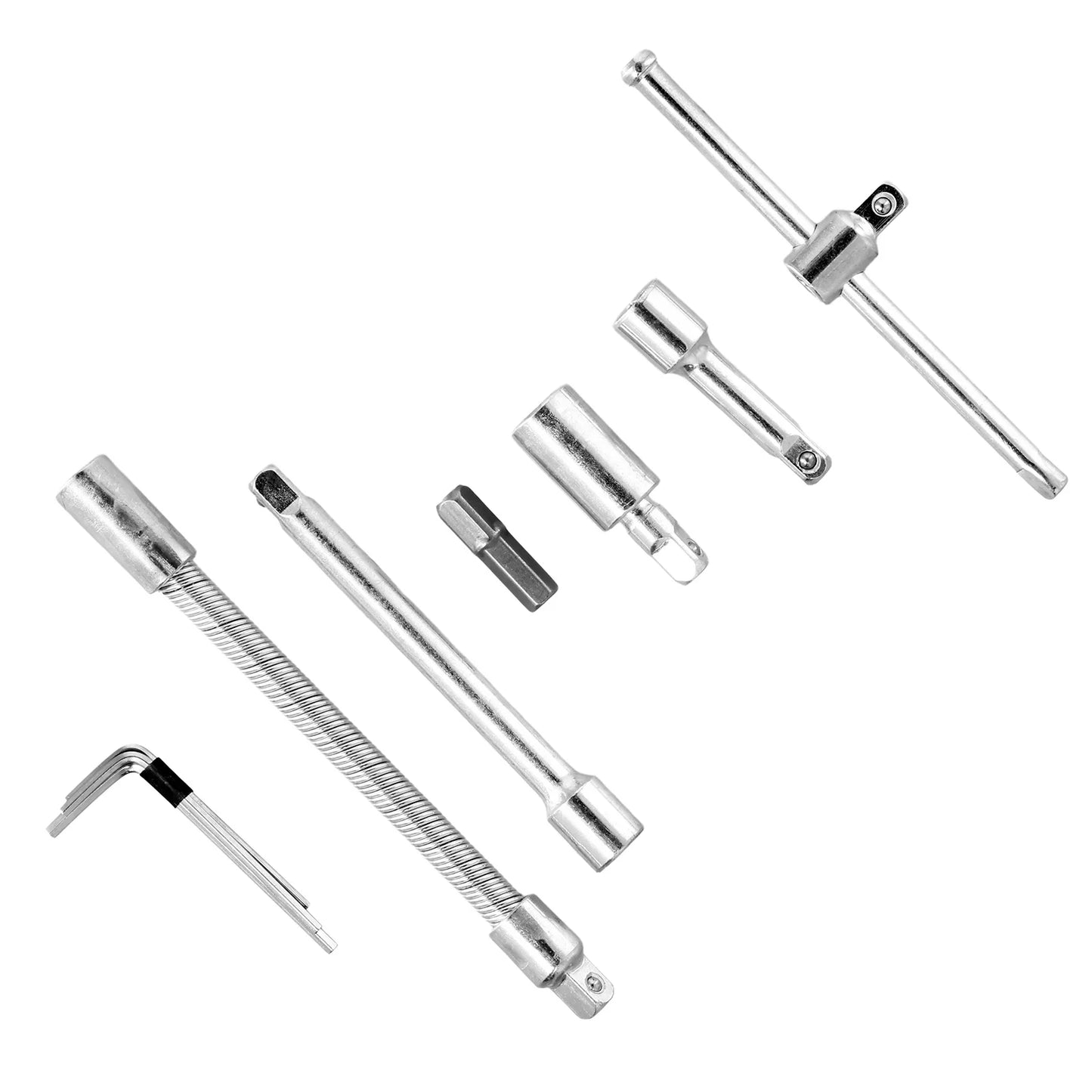 Motorsi 46Pcs Motorcycle Drive Ratchet Socket Wrench Spanner Screwdriver Set Bicycle Maintenance Tools For Bicycle & Auto Repair