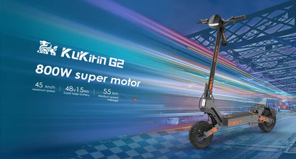 KuKirin G2 Adult Electric Scooter 48V 15Ah Battery Foldable Electric Scooter 500W Motor 10 Inch Tires City Electric Scooter