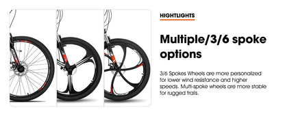 Hiland Mountain Bike, Multi-Spokes,Shimano 21 Speeds Drivetrain,Aluminum Frame 26 inch Wheels, Men's MTB Bicycle