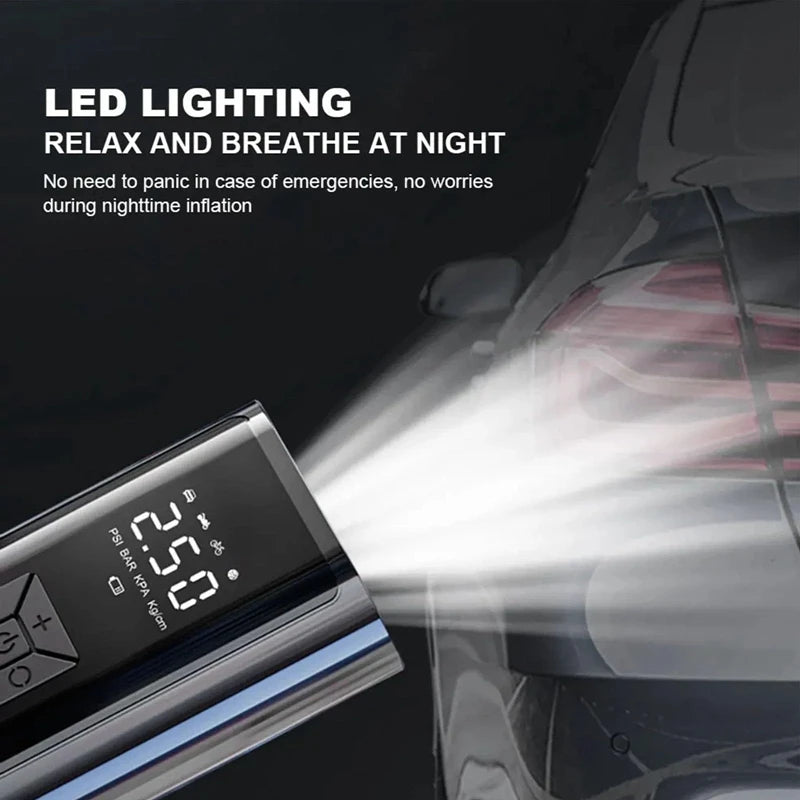 LEIBOO Wireless Air Pump 150psi Portable Electric Tire Inflator For Car Bicycle Motorcycle Mini Air Compressor Tire Air Injector