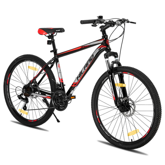 Hiland Mountain Bike, Multi-Spokes,Shimano 21 Speeds Drivetrain,Aluminum Frame 26 inch Wheels, Men's MTB Bicycle