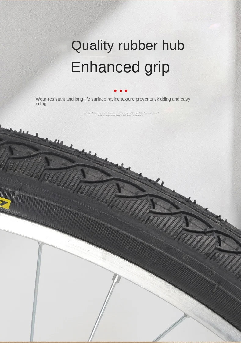 Cooya Adult Bike Women's Commuter Bike 26inch Lightweight Retro College Student Campus Bike Commuting Bike Inflatable Black Tire