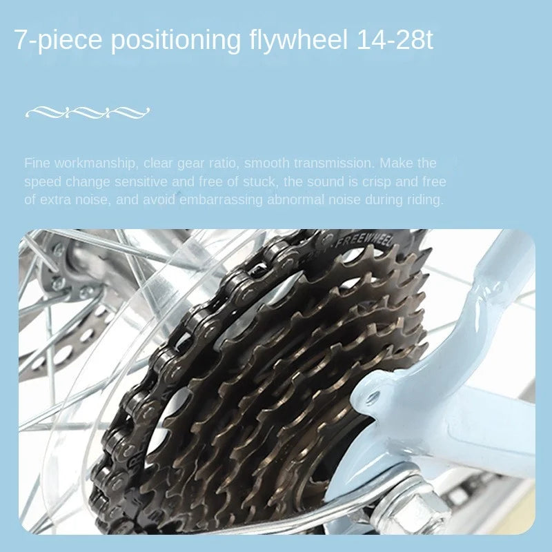 Cooya Retro City Bike 26 Inch Adult Male Female Commuter Disc Brake Variable Speed Lightweight Bike High Carbon Steel Frame 2024