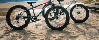 Hiland 20 Inch Kids' Bicycles Fat Tire Mountain Bike for  Age 5 + Years, Shimano 7-Speed, Dual-Disc Brake,Kids BeachBicycle