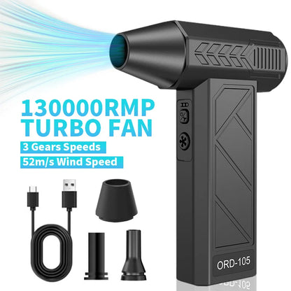 Turbo Fan Jet 130000RPM Turbo Jet Blower Brushless Vacuum Cleaner Blower For PC/Keyboard/Home/Car Cleaning Air Duster Blower