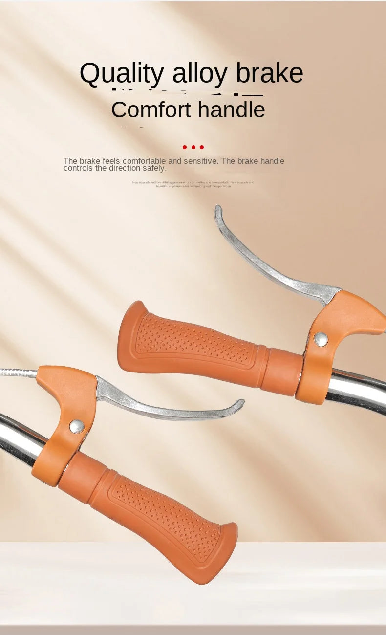 Cooya Adult Bike Women's Commuter Bike 26inch Lightweight Retro College Student Campus Bike Commuting Bike Inflatable Black Tire