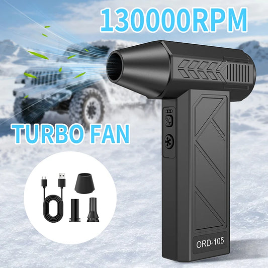 Turbo Fan Jet 130000RPM Turbo Jet Blower Brushless Vacuum Cleaner Blower For PC/Keyboard/Home/Car Cleaning Air Duster Blower