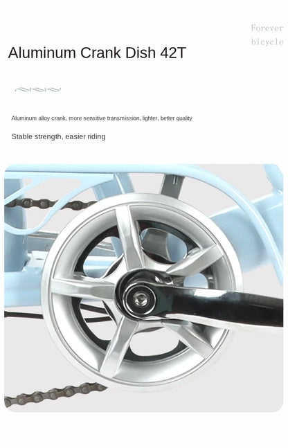 Cooya Retro City Bike 26 Inch Adult Male Female Commuter Disc Brake Variable Speed Lightweight Bike High Carbon Steel Frame 2024