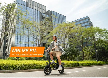 Folding E-bike 350W Brushless Motor 48V7.8AH Lithium Battery Electric Bicycle High Carbon Steel Frame 14 Inch Tire Electric Bike