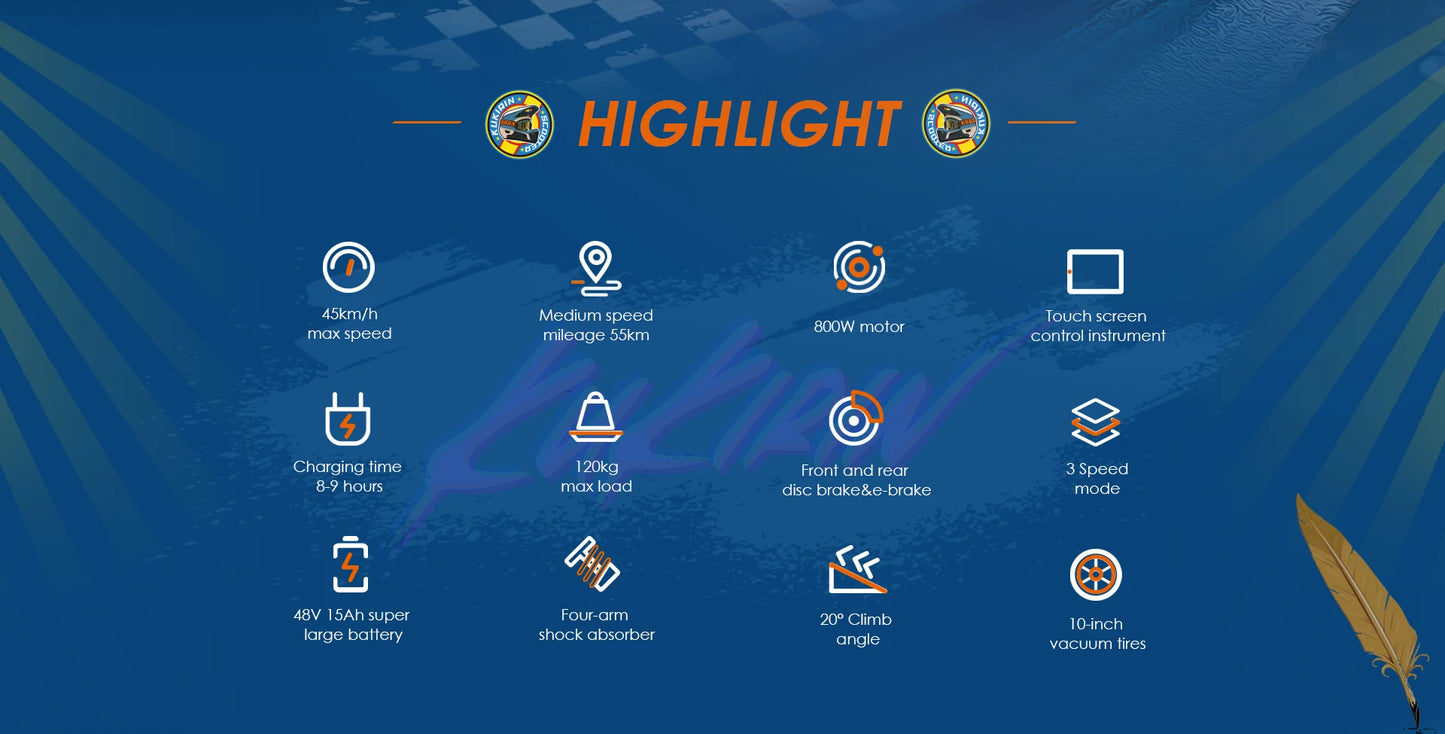 KuKirin G2 Adult Electric Scooter 48V 15Ah Battery Foldable Electric Scooter 500W Motor 10 Inch Tires City Electric Scooter