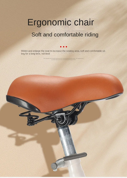 Cooya Adult Bike Women's Commuter Bike 26inch Lightweight Retro College Student Campus Bike Commuting Bike Inflatable Black Tire